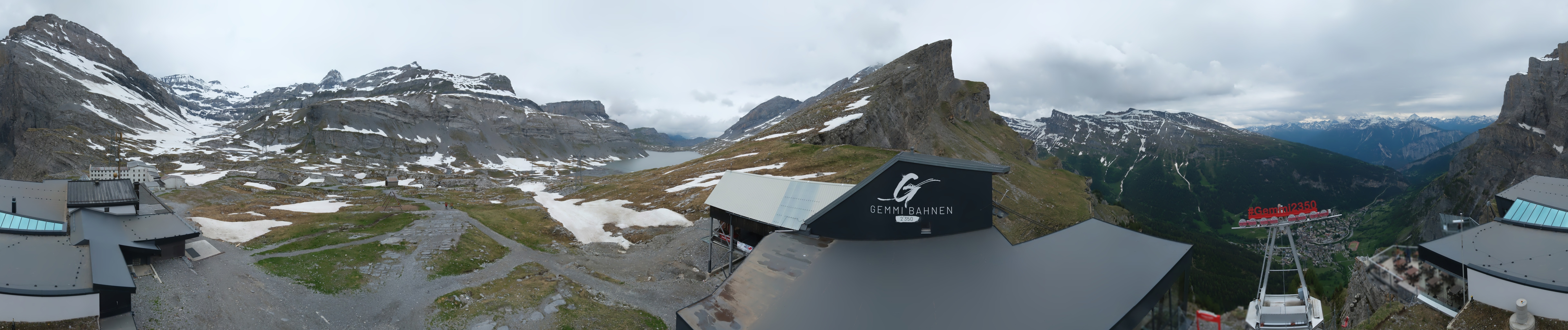 Archived image Webcam Leukerbad: Roundshot Gemmipass