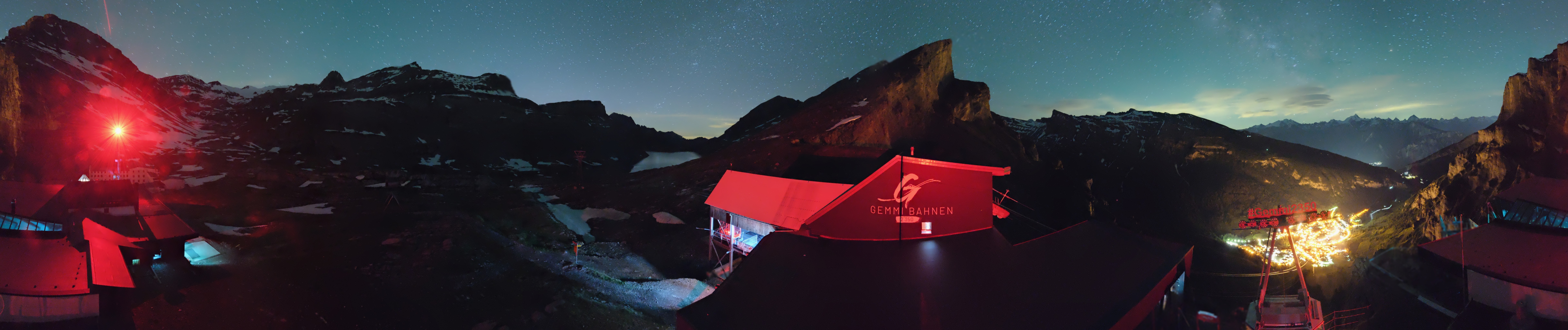 Archived image Webcam Leukerbad: Roundshot Gemmipass