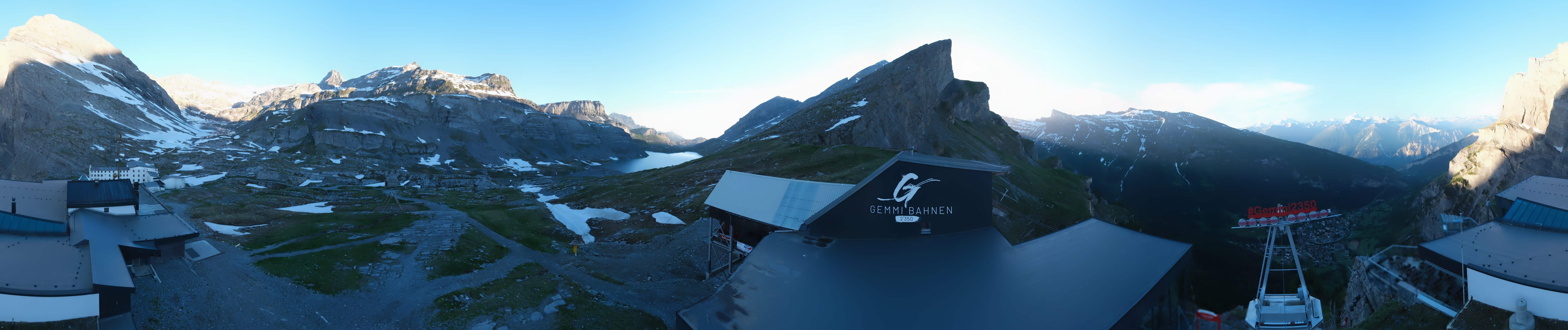 Archiv Foto Webcam Leukerbad: Gemmi Panoramacam