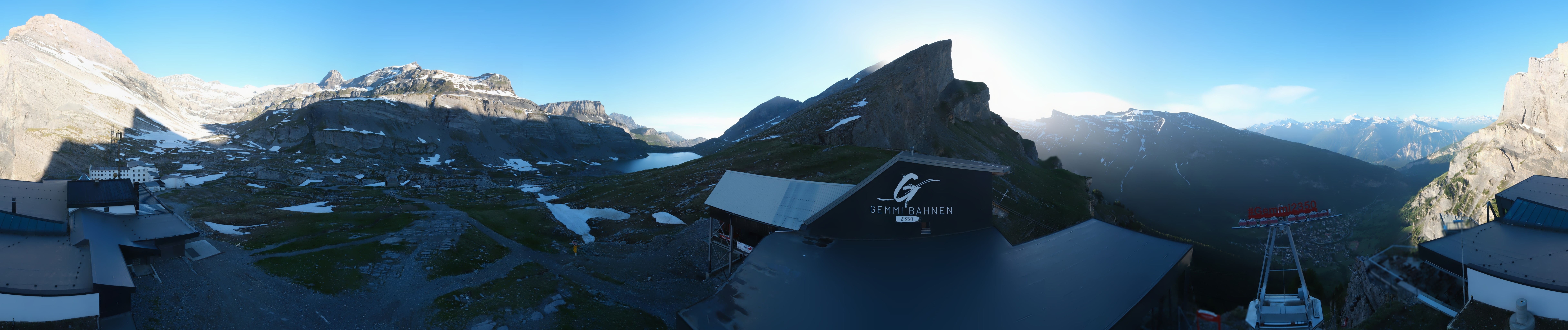 Archiv Foto Webcam Leukerbad: Gemmi Panoramacam