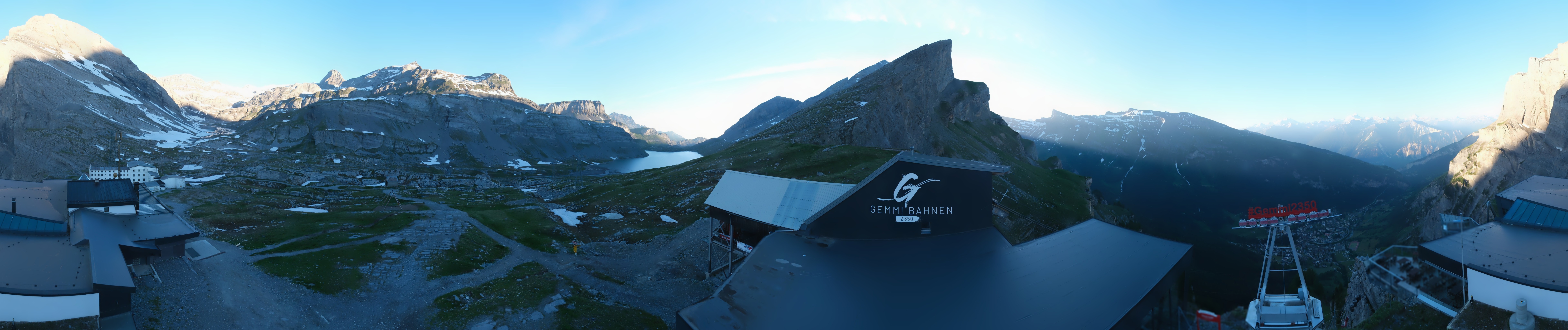 Archived image Webcam Leukerbad: Roundshot Gemmipass