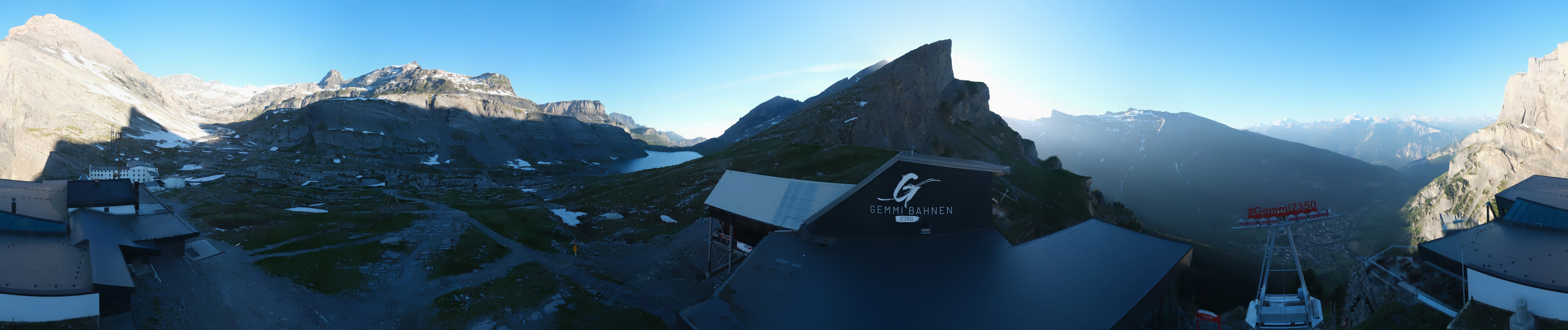 Archived image Webcam Leukerbad: Roundshot Gemmipass