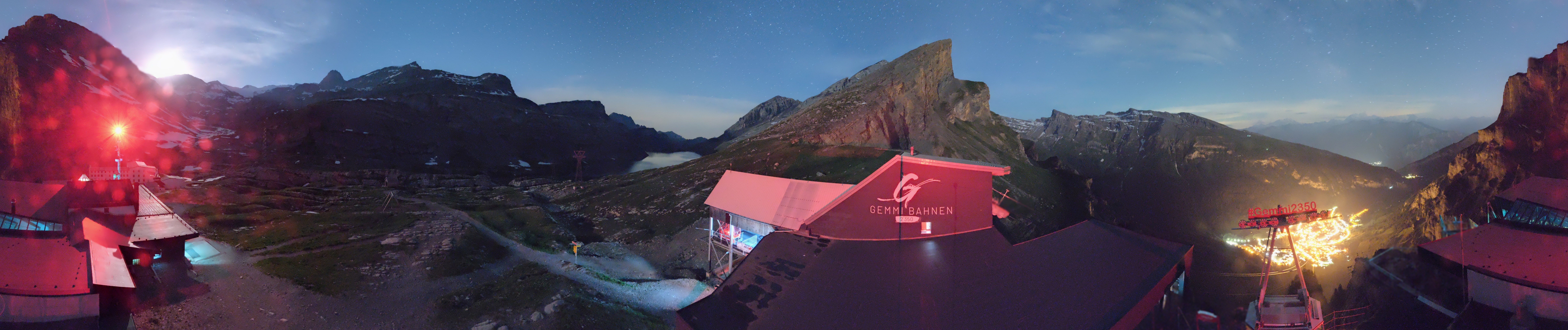 Archiv Foto Webcam Leukerbad: Gemmi Panoramacam