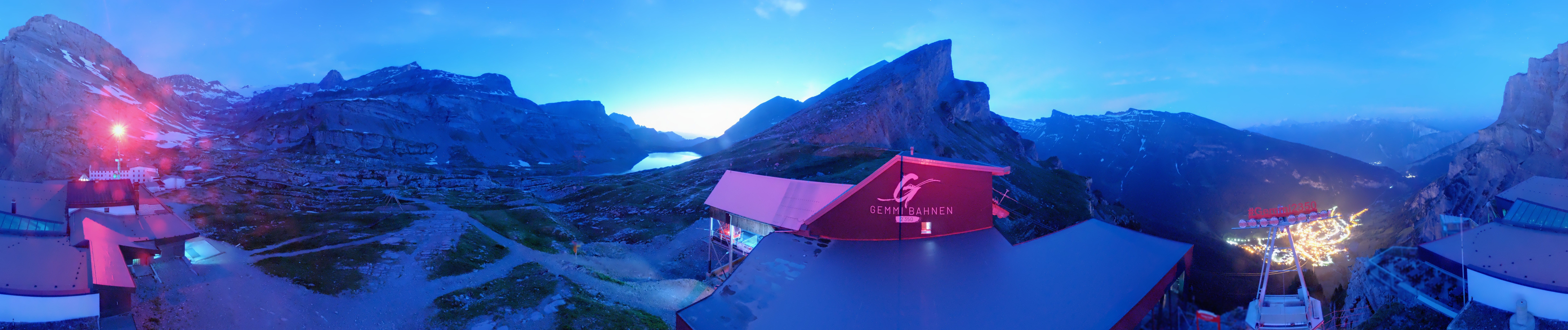 Archiv Foto Webcam Leukerbad: Gemmi Panoramacam