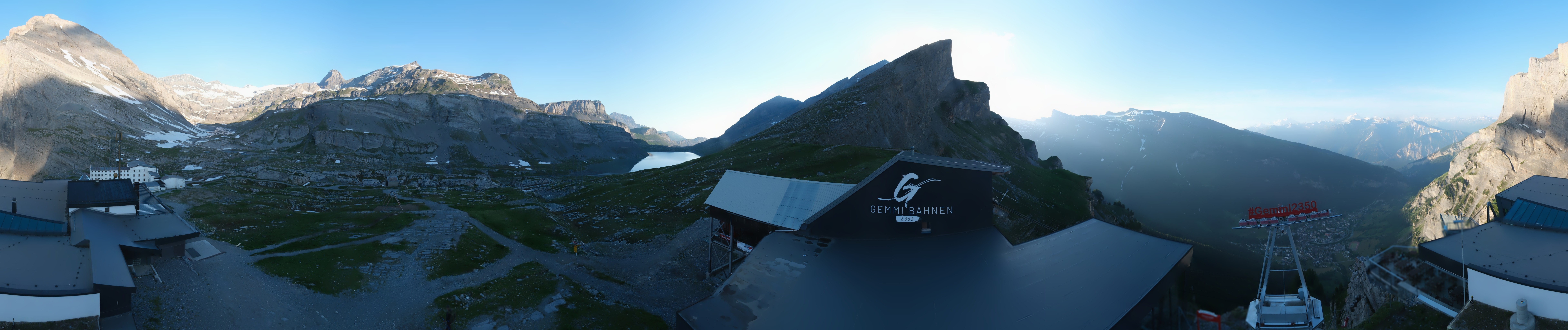 Archiv Foto Webcam Leukerbad: Gemmi Panoramacam