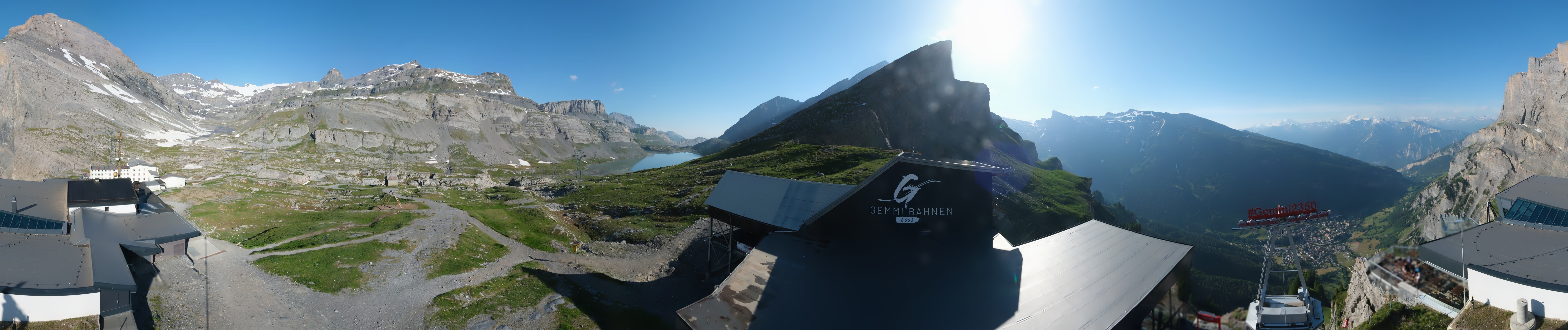 Archiv Foto Webcam Leukerbad: Gemmi Panoramacam