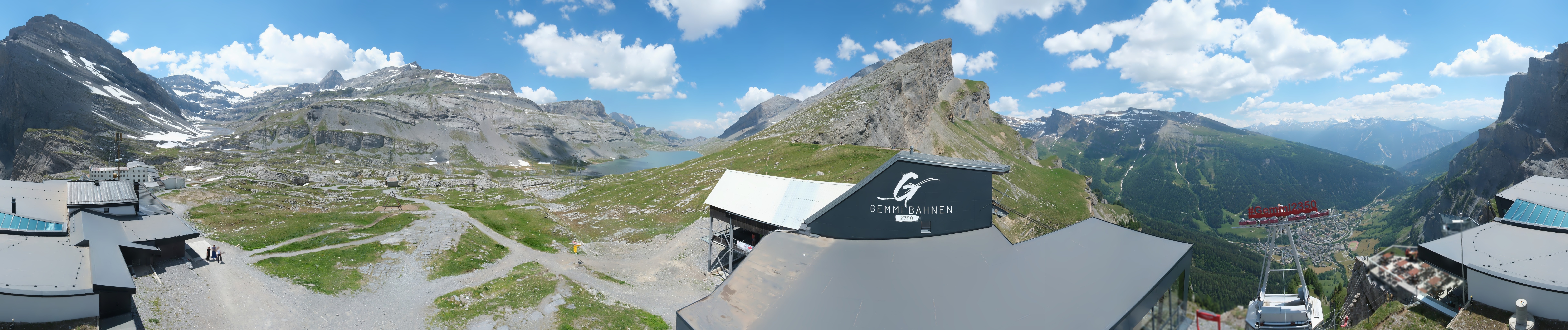 Archiv Foto Webcam Leukerbad: Gemmi Panoramacam