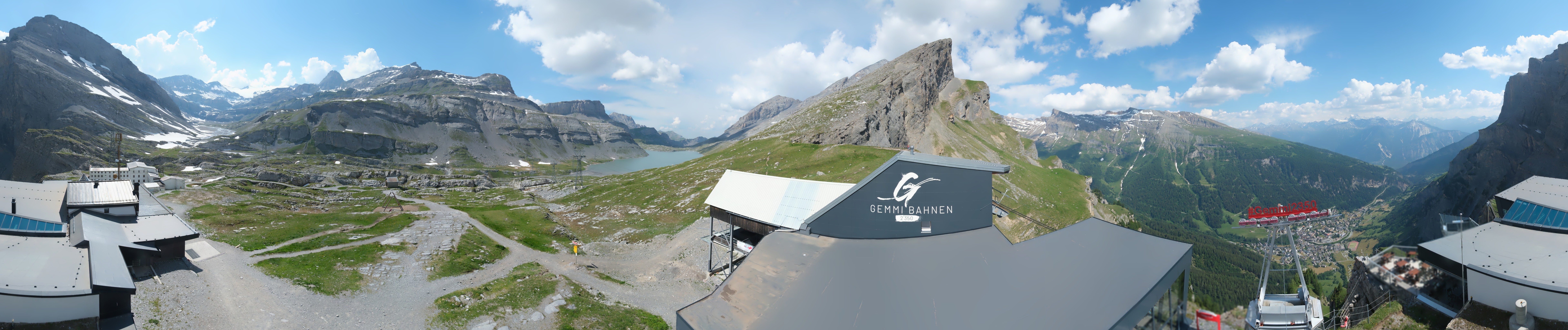 Archiv Foto Webcam Leukerbad: Gemmi Panoramacam