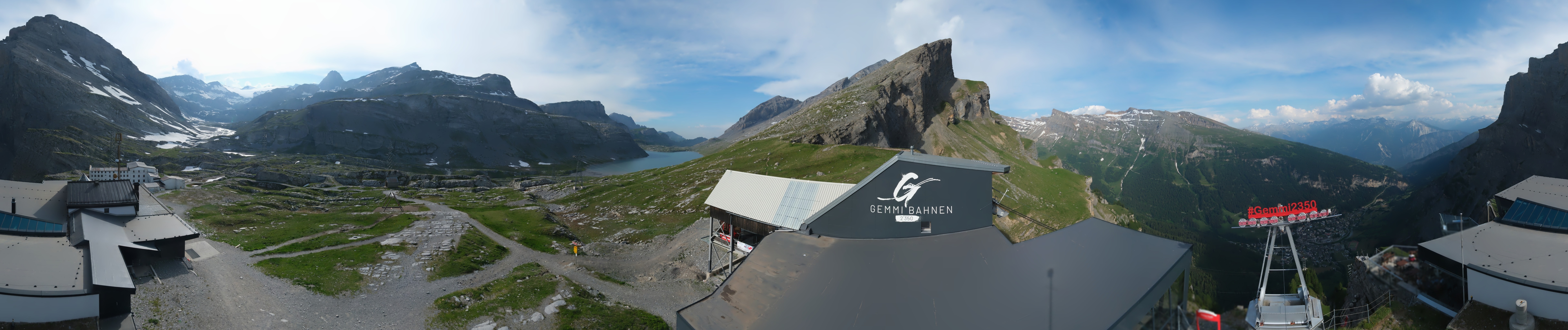 Archiv Foto Webcam Leukerbad: Gemmi Panoramacam