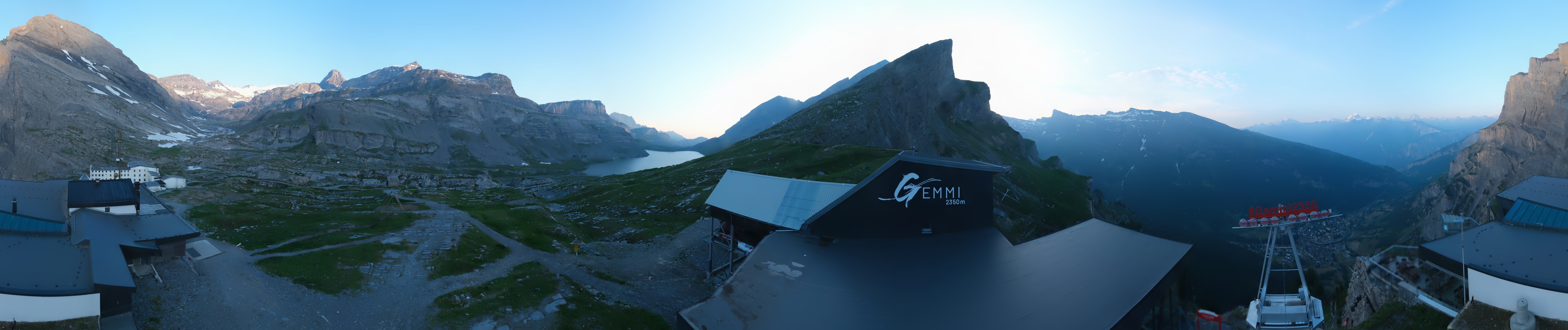 Archived image Webcam Leukerbad: Roundshot Gemmipass