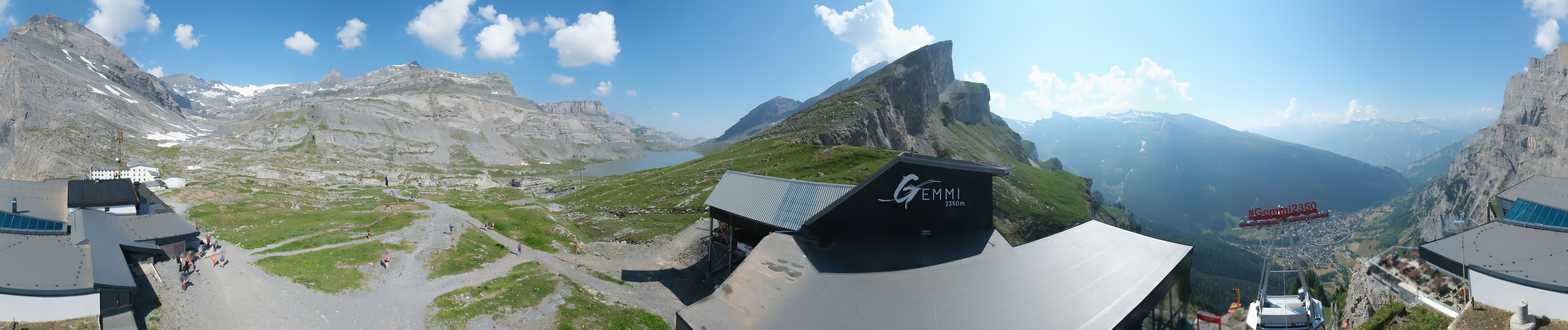 Archived image Webcam Leukerbad: Roundshot Gemmipass