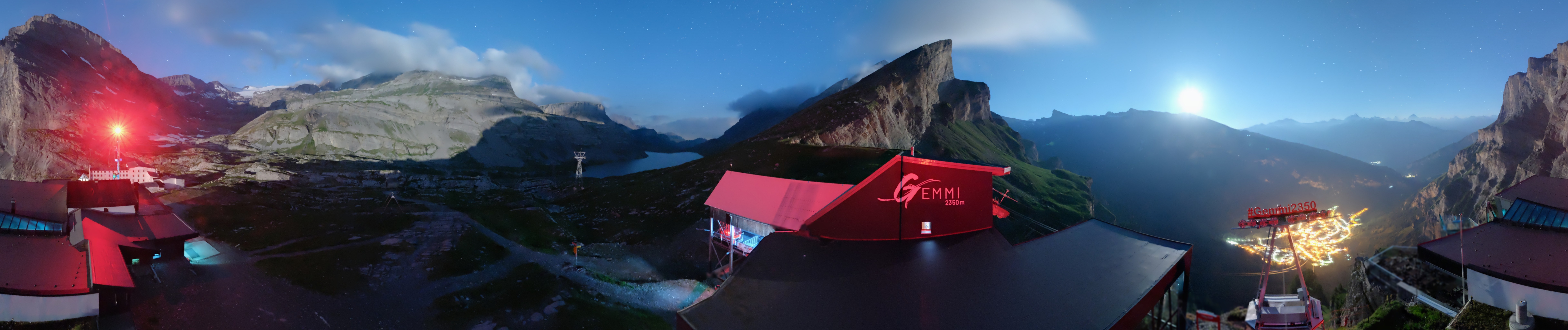 Archiv Foto Webcam Leukerbad: Gemmi Panoramacam