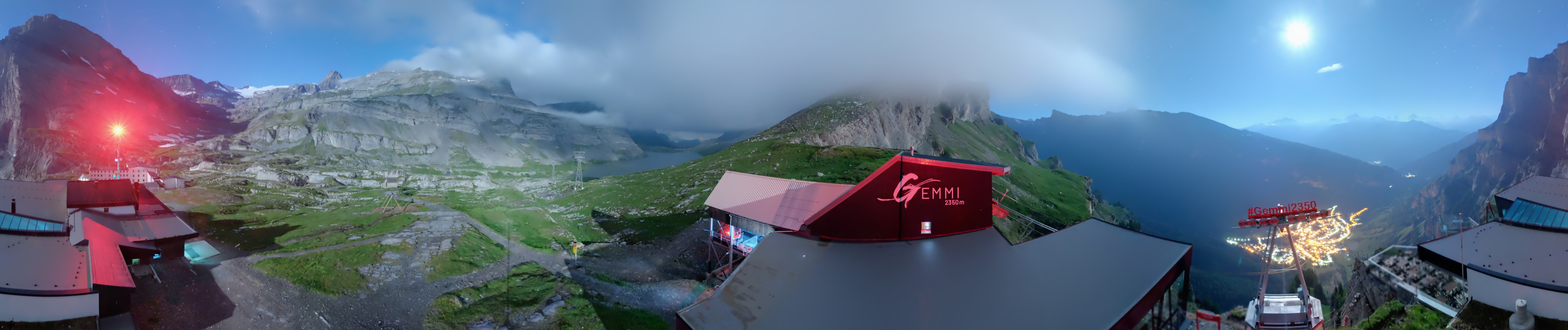 Archiv Foto Webcam Leukerbad: Gemmi Panoramacam