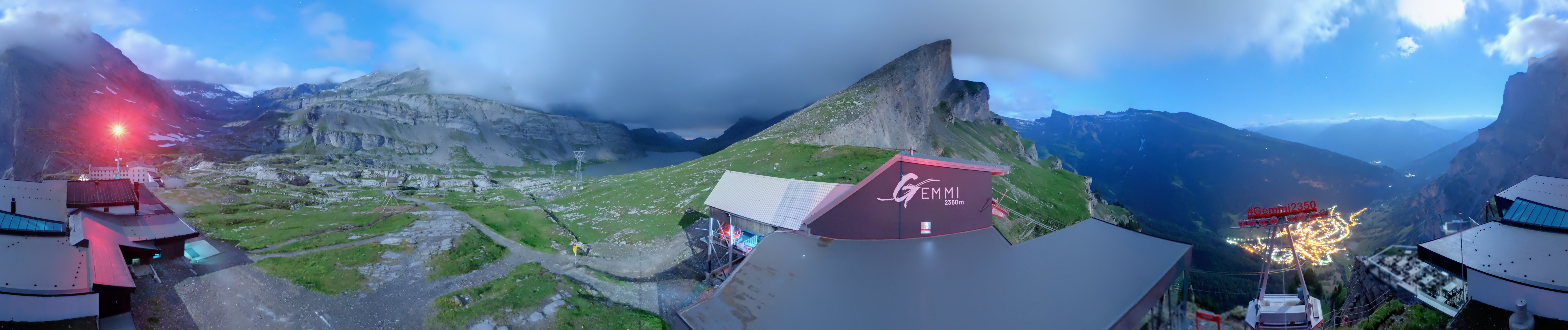 Archiv Foto Webcam Leukerbad: Gemmi Panoramacam