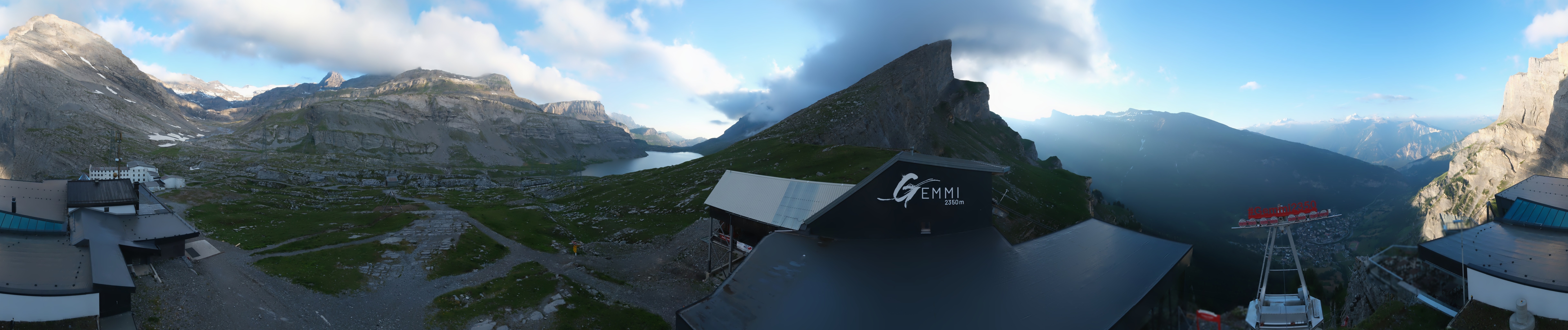 Archiv Foto Webcam Leukerbad: Gemmi Panoramacam