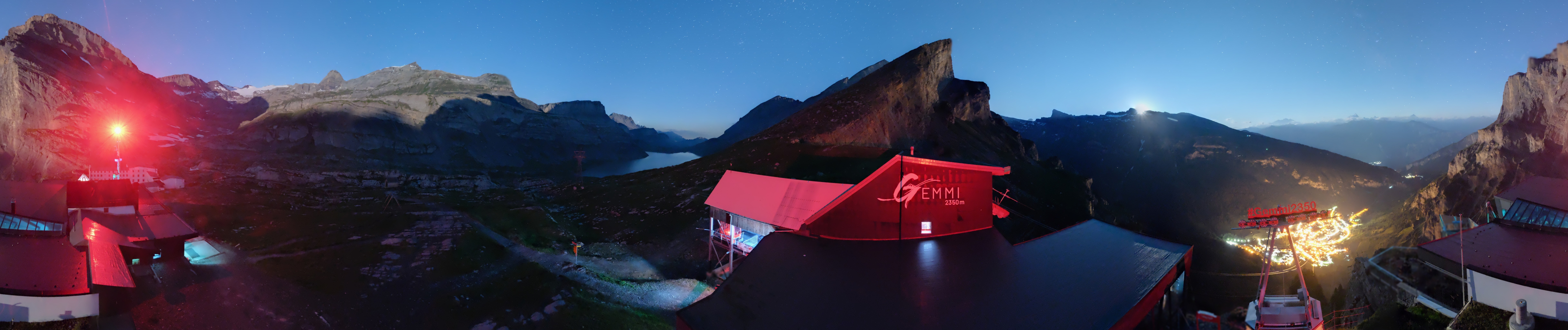 Archiv Foto Webcam Leukerbad: Gemmi Panoramacam
