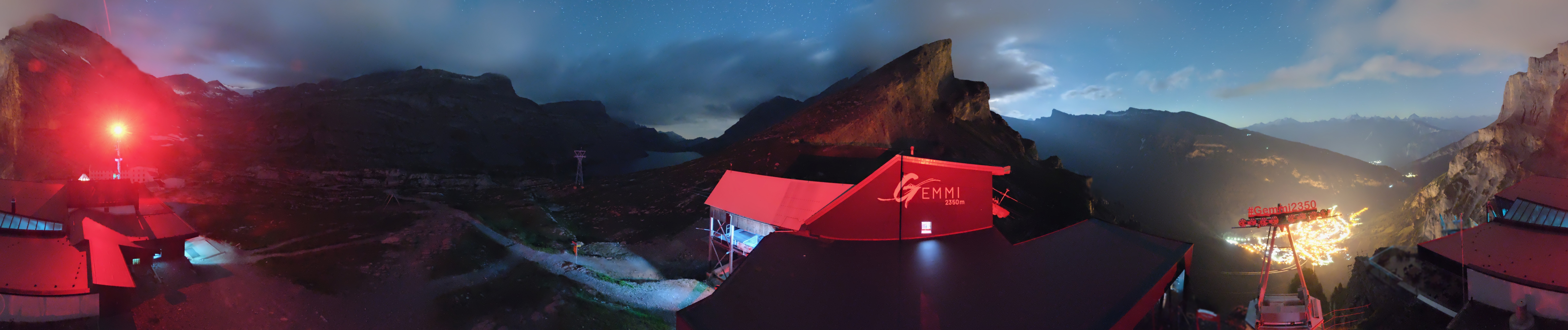Archiv Foto Webcam Leukerbad: Gemmi Panoramacam