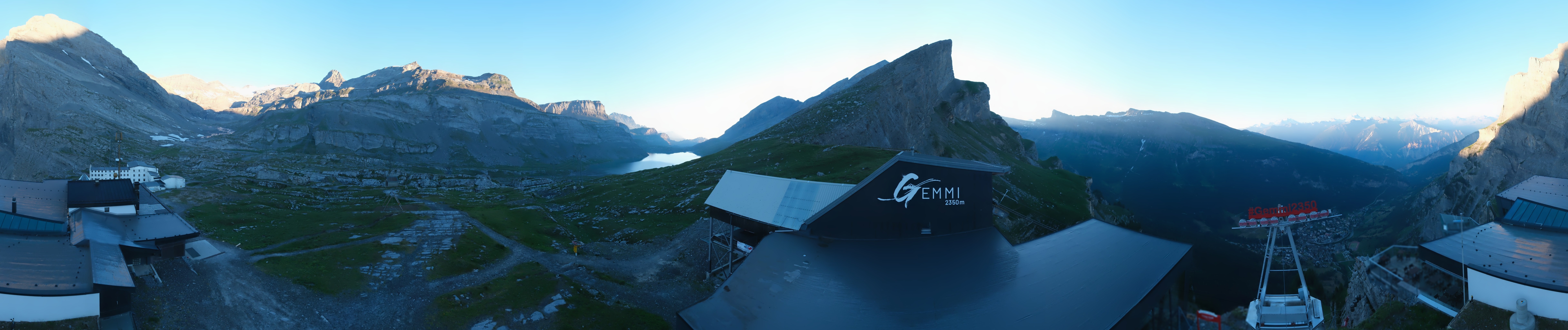 Archiv Foto Webcam Leukerbad: Gemmi Panoramacam
