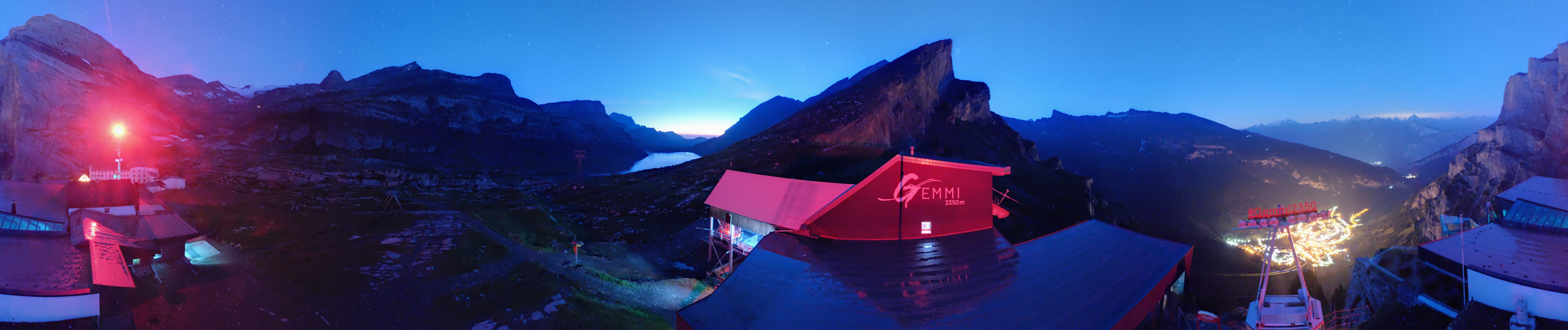 Archiv Foto Webcam Leukerbad: Gemmi Panoramacam