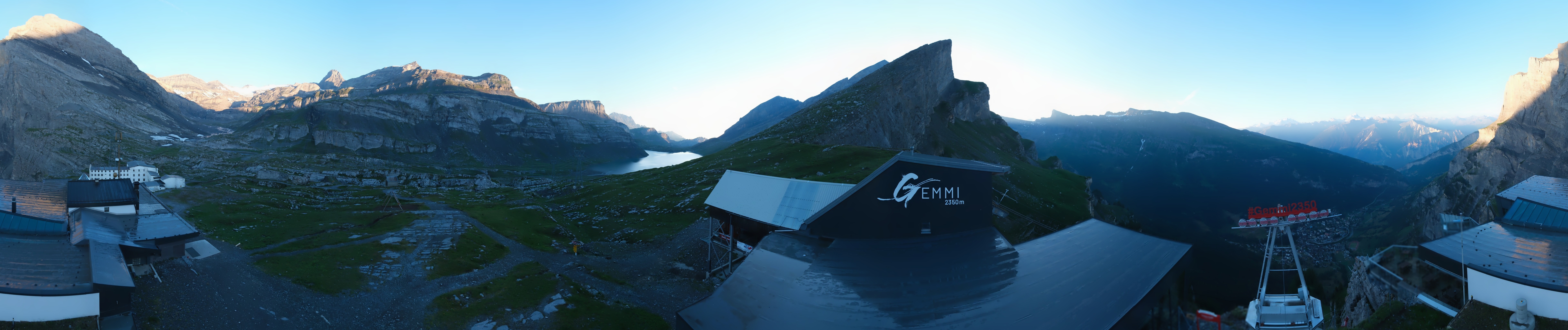 Archiv Foto Webcam Leukerbad: Gemmi Panoramacam