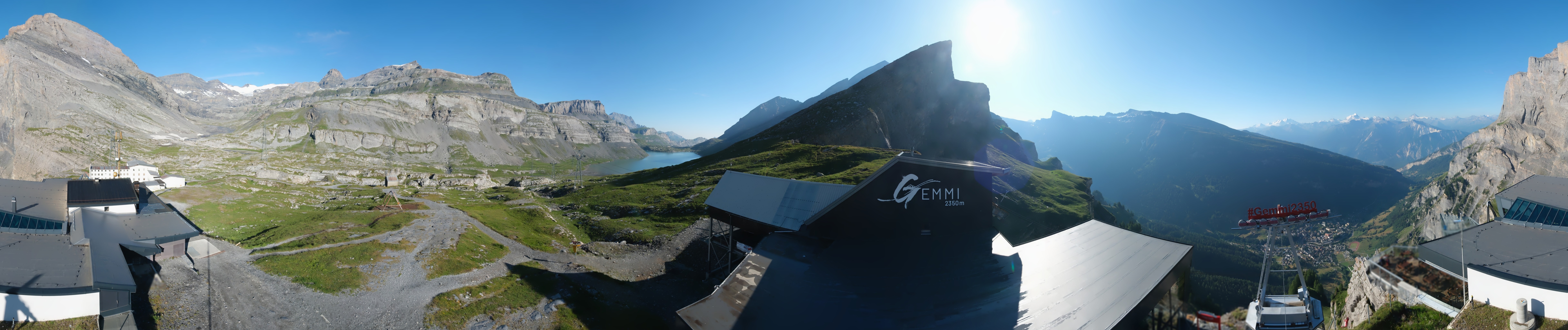 Archiv Foto Webcam Leukerbad: Gemmi Panoramacam