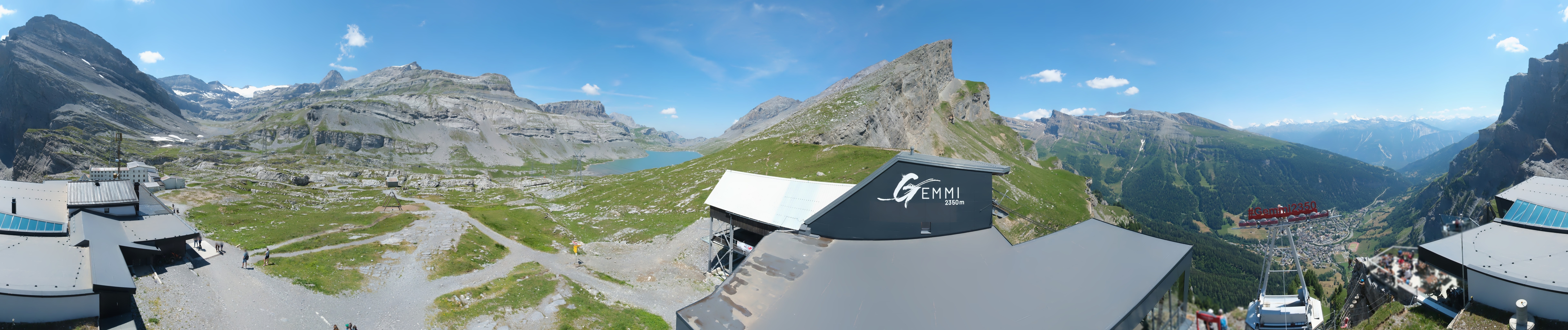 Archiv Foto Webcam Leukerbad: Gemmi Panoramacam