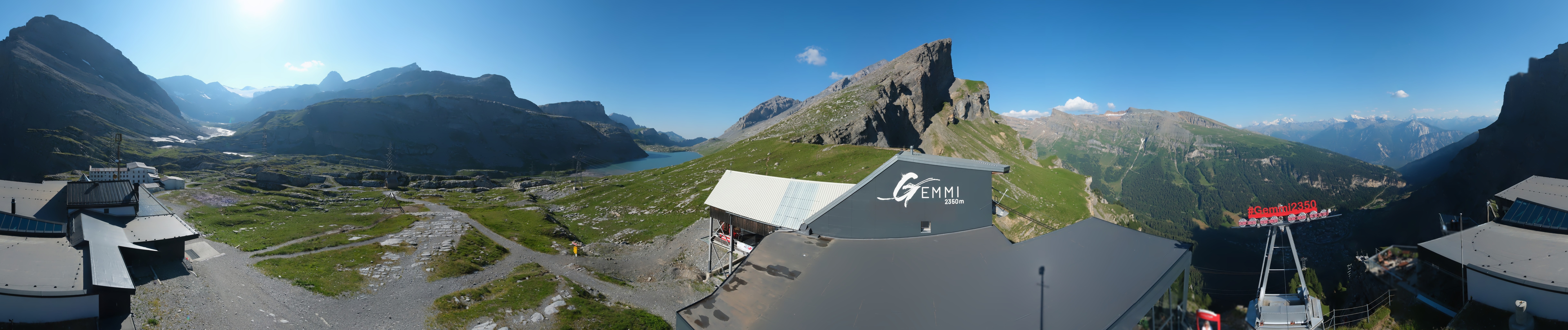Archiv Foto Webcam Leukerbad: Gemmi Panoramacam