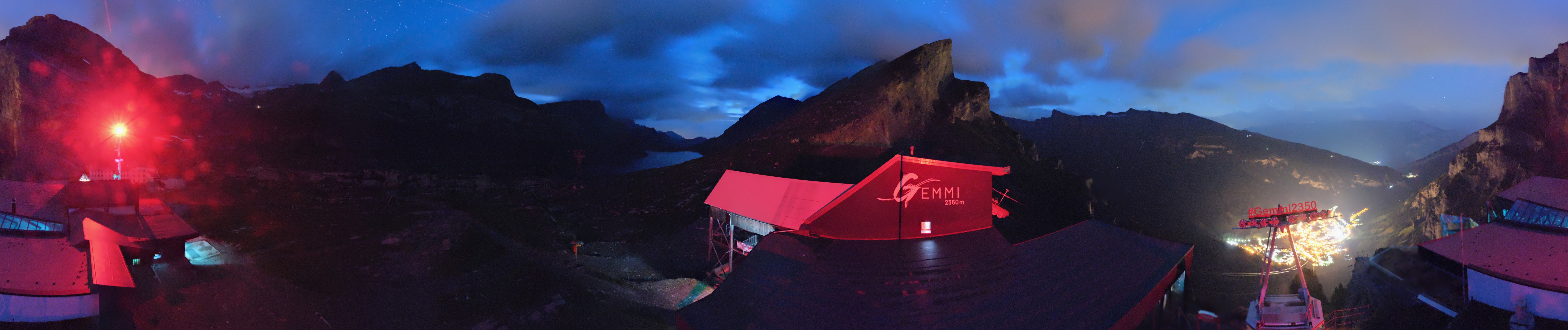 Archiv Foto Webcam Leukerbad: Gemmi Panoramacam
