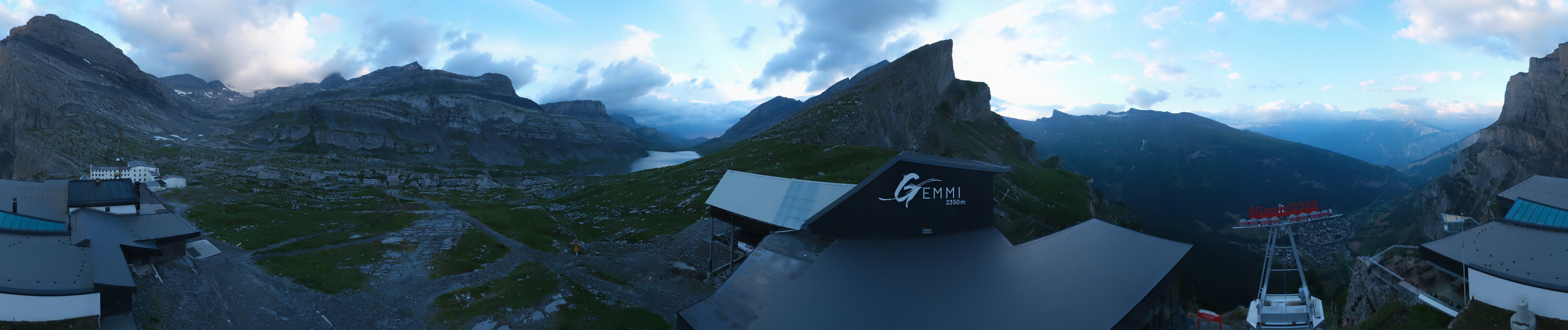 Archiv Foto Webcam Leukerbad: Gemmi Panoramacam