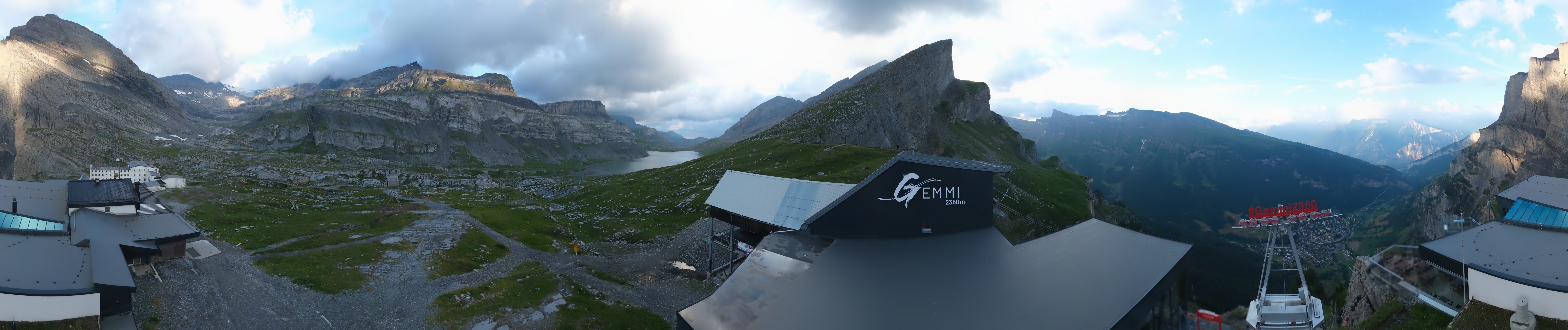 Archiv Foto Webcam Leukerbad: Gemmi Panoramacam