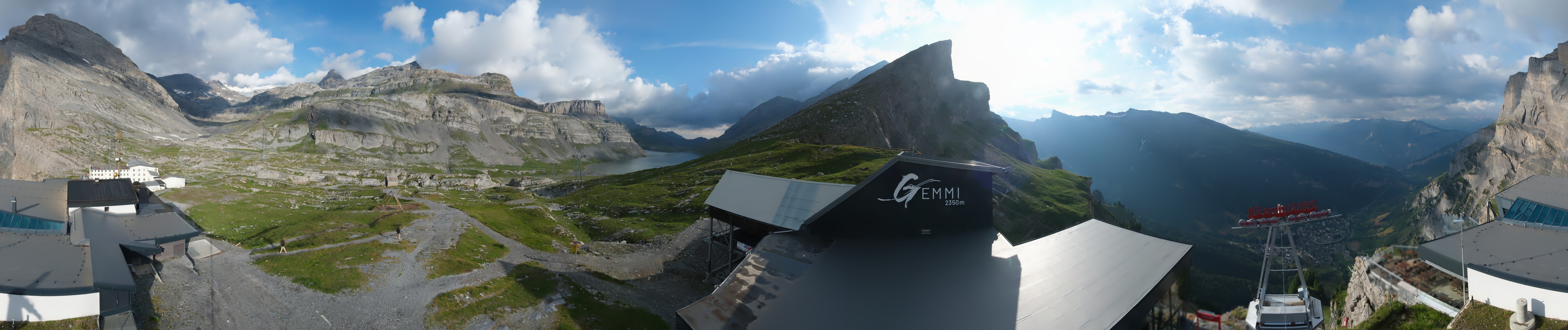 Archiv Foto Webcam Leukerbad: Gemmi Panoramacam