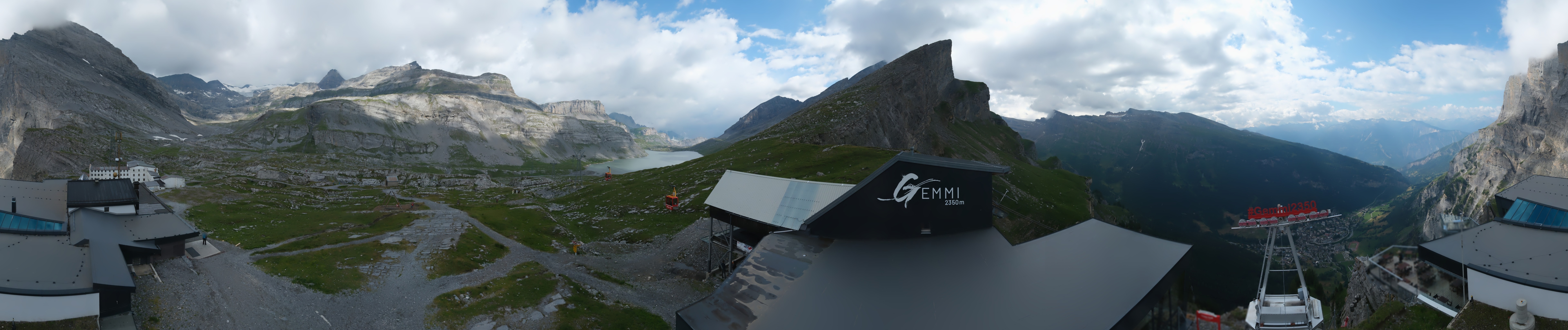 Archiv Foto Webcam Leukerbad: Gemmi Panoramacam