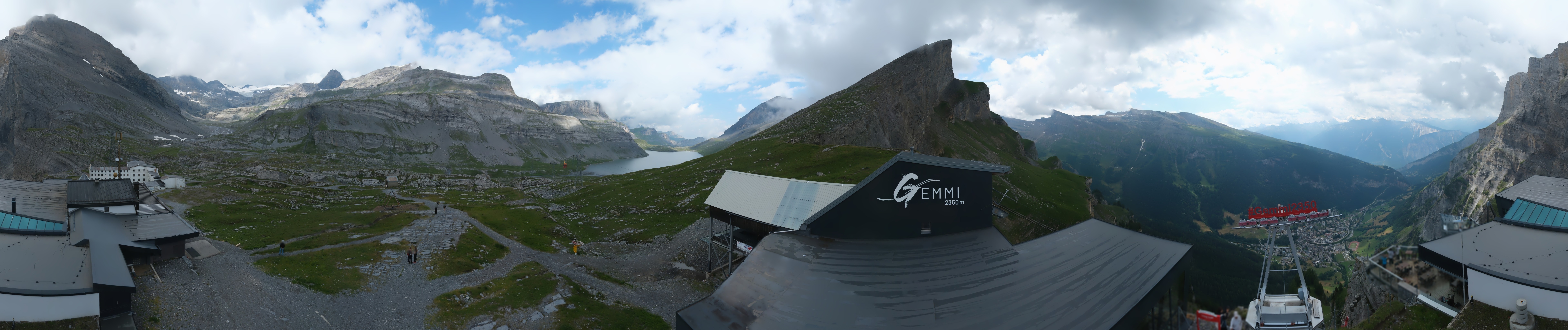 Archiv Foto Webcam Leukerbad: Gemmi Panoramacam