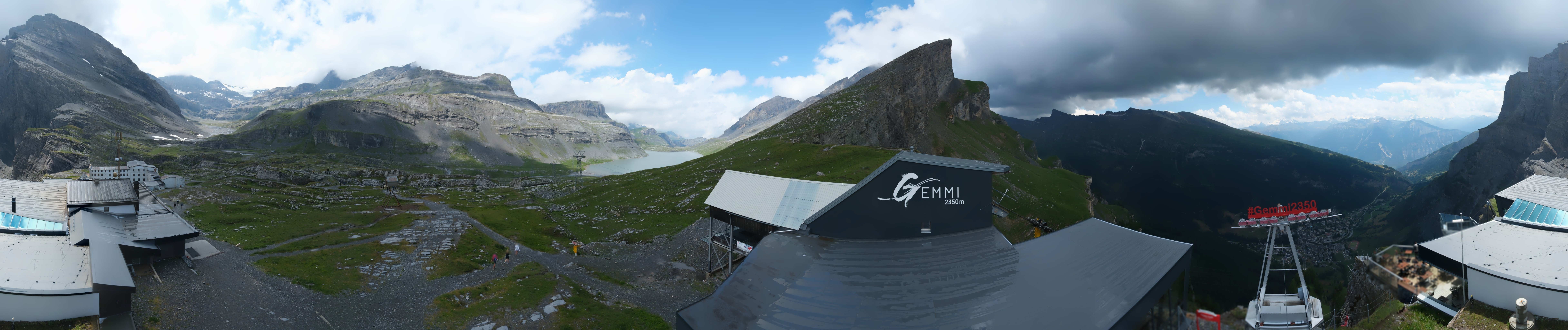Archiv Foto Webcam Leukerbad: Gemmi Panoramacam