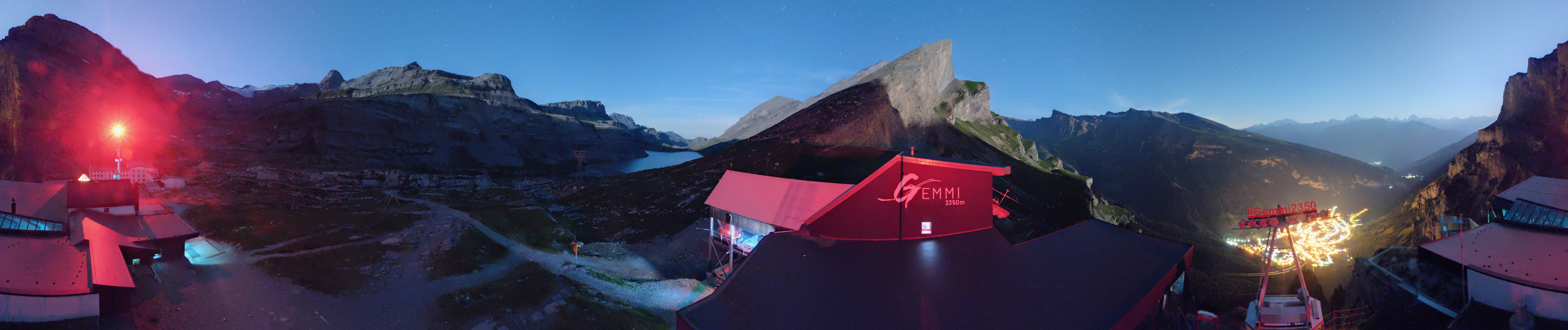 Archiv Foto Webcam Leukerbad: Gemmi Panoramacam