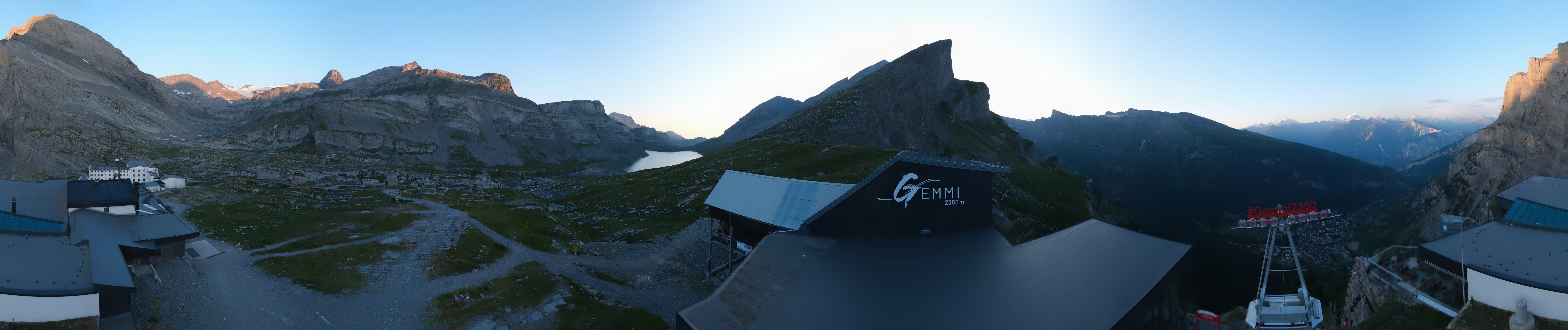 Archiv Foto Webcam Leukerbad: Gemmi Panoramacam