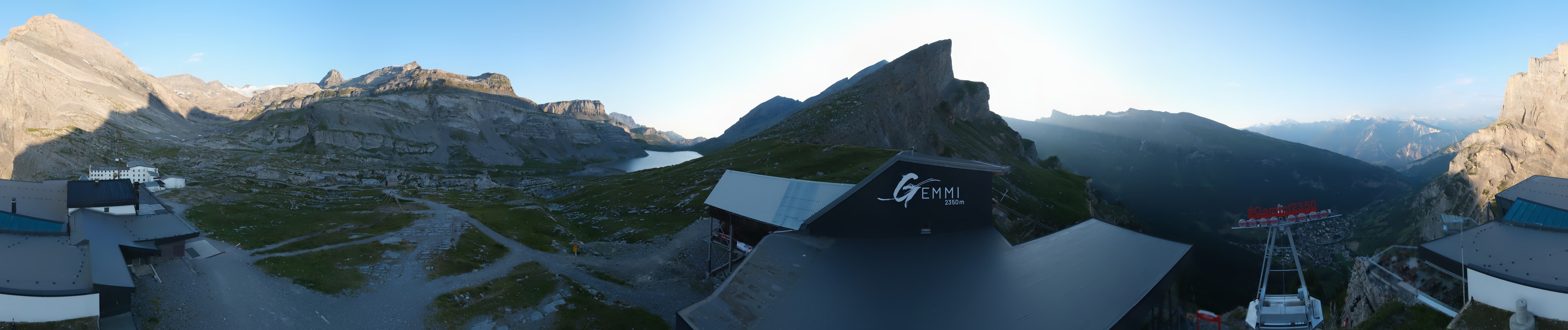 Archiv Foto Webcam Leukerbad: Gemmi Panoramacam