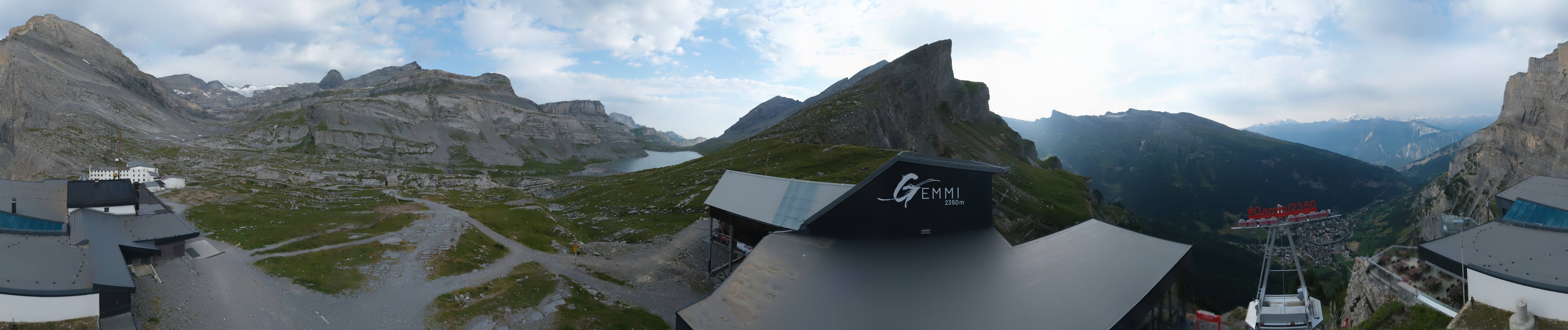 Archiv Foto Webcam Leukerbad: Gemmi Panoramacam