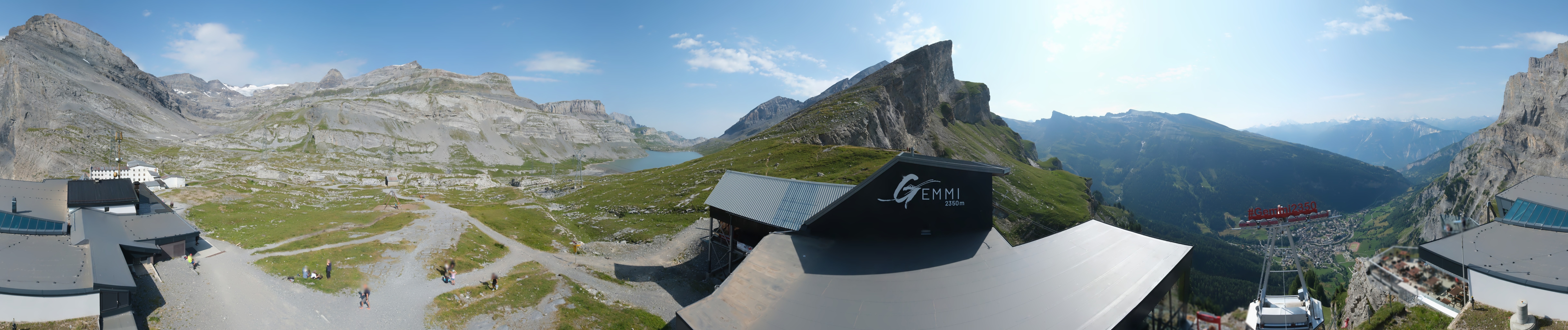 Archiv Foto Webcam Leukerbad: Gemmi Panoramacam