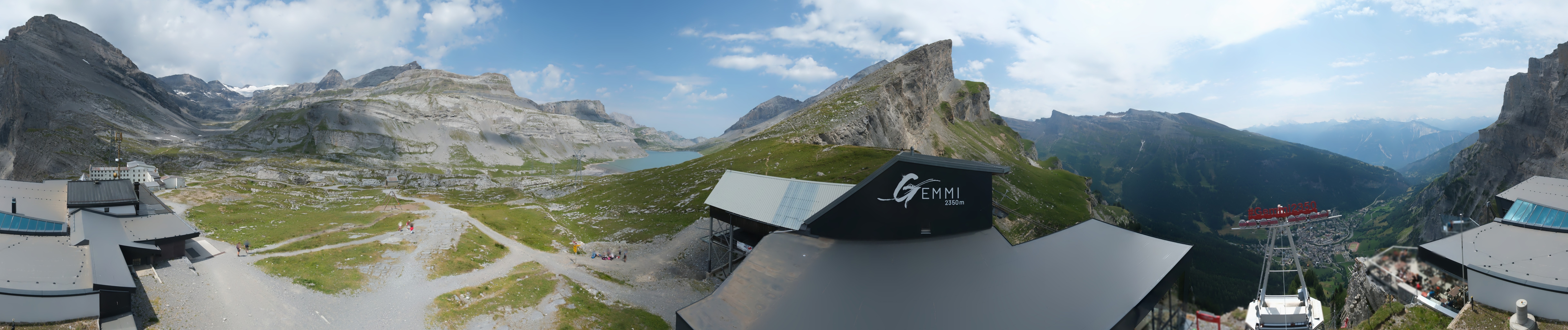 Archiv Foto Webcam Leukerbad: Gemmi Panoramacam