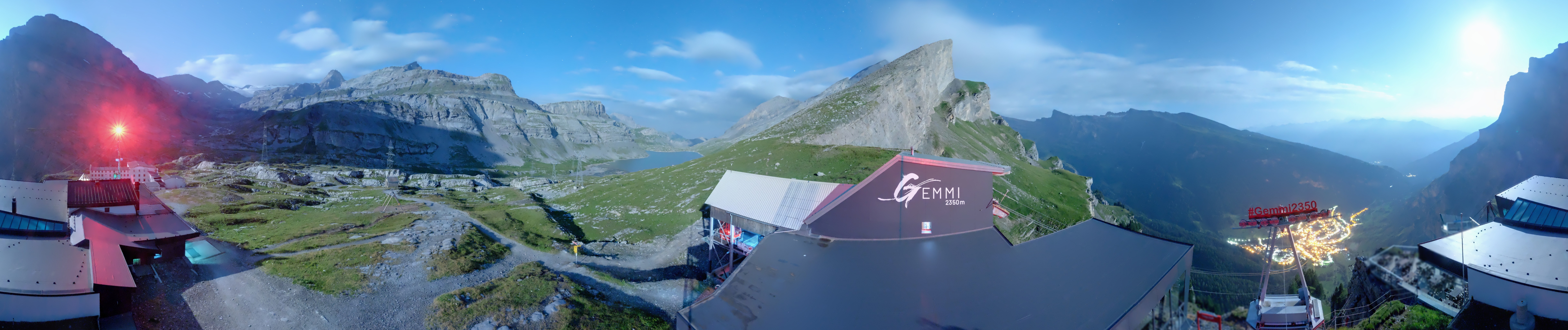 Archiv Foto Webcam Leukerbad: Gemmi Panoramacam