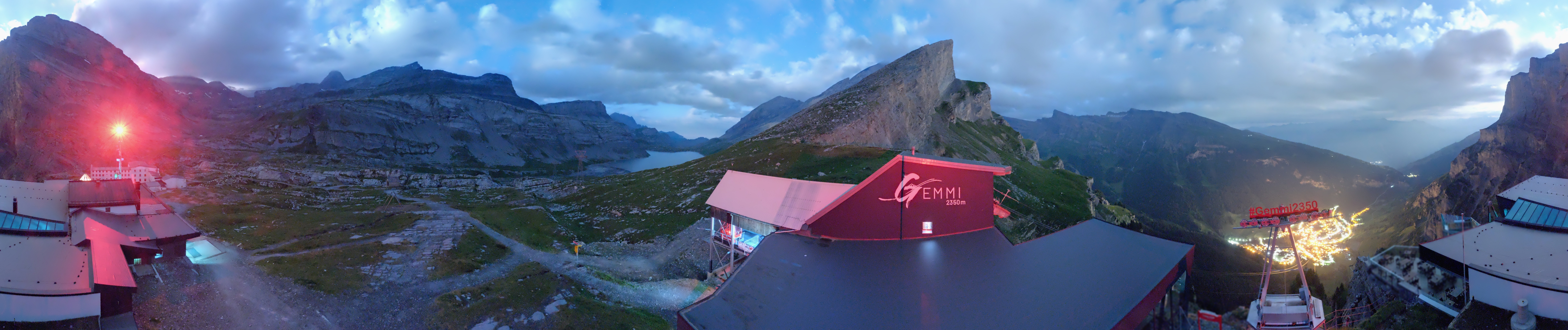 Archiv Foto Webcam Leukerbad: Gemmi Panoramacam