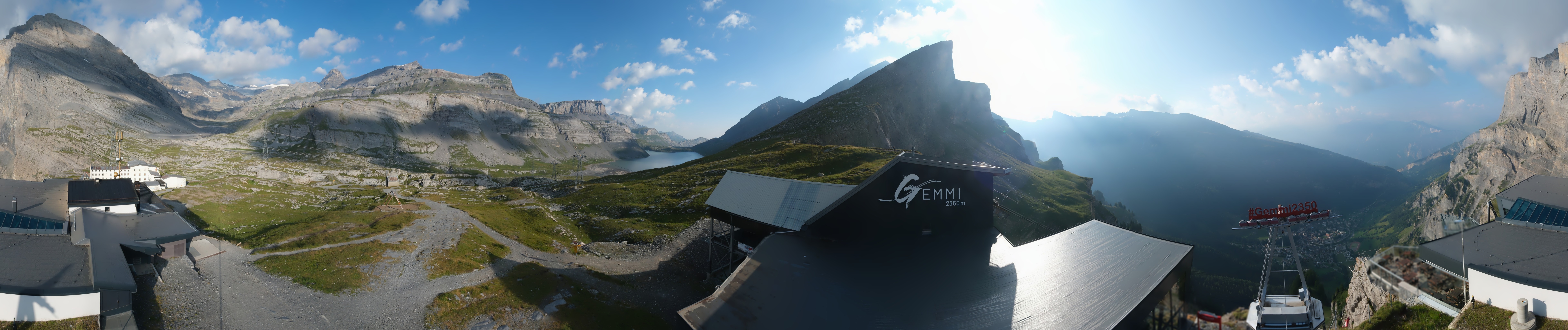 Archiv Foto Webcam Leukerbad: Gemmi Panoramacam