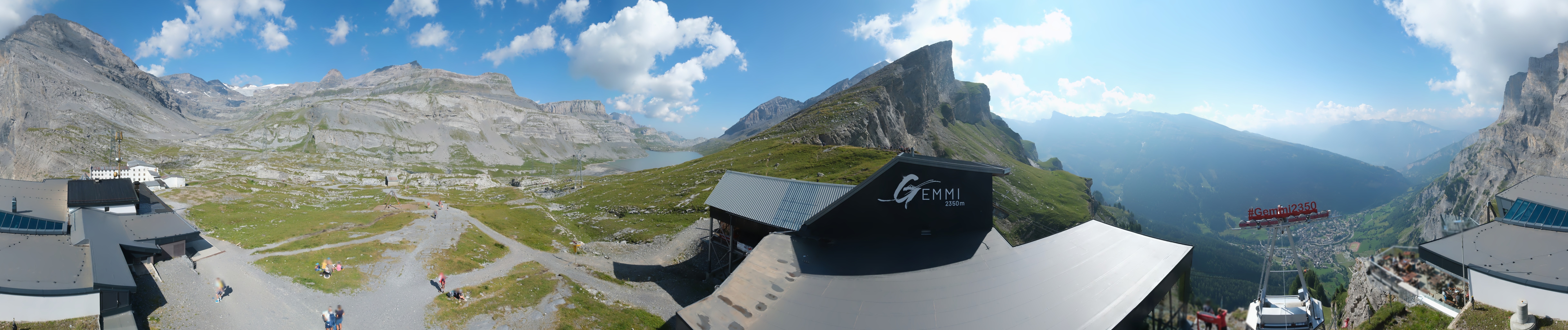 Archiv Foto Webcam Leukerbad: Gemmi Panoramacam