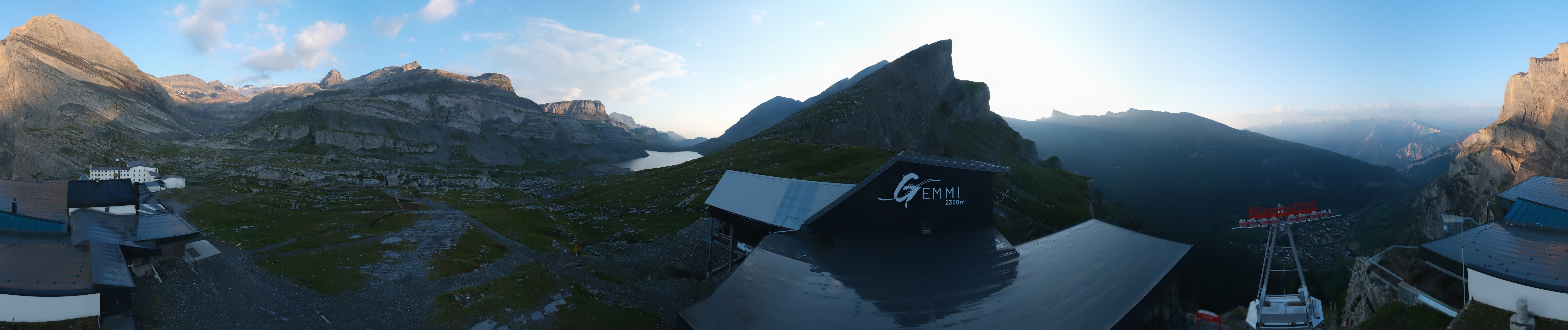 Archived image Webcam Leukerbad: Roundshot Gemmipass