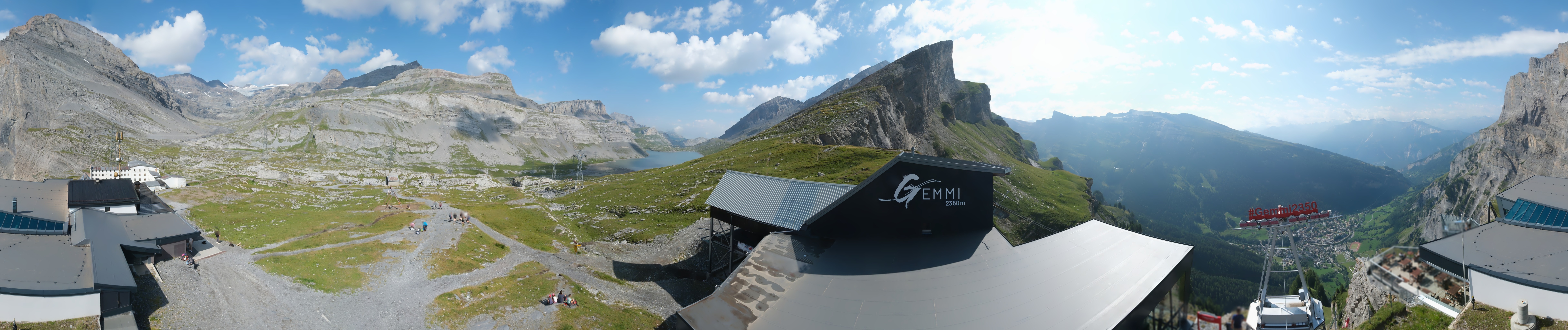Archived image Webcam Leukerbad: Roundshot Gemmipass