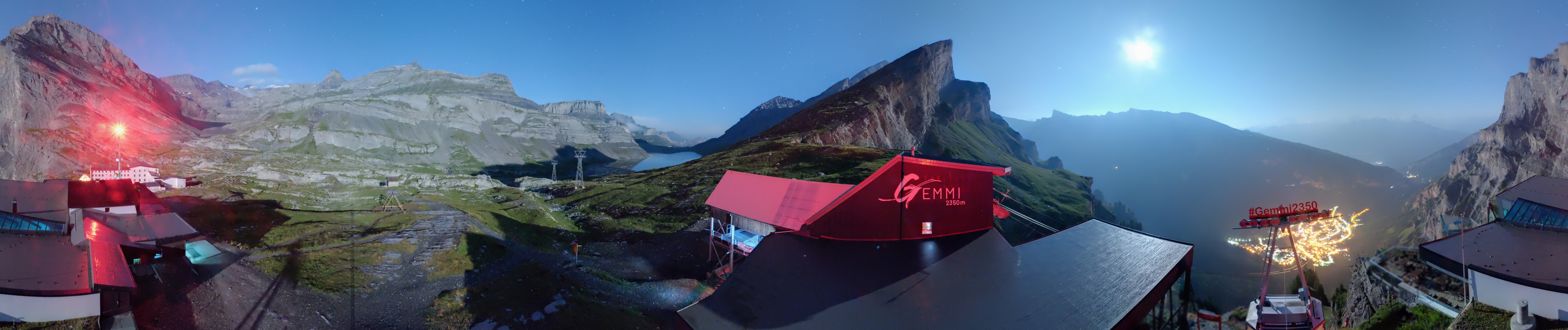 Archiv Foto Webcam Leukerbad: Gemmi Panoramacam