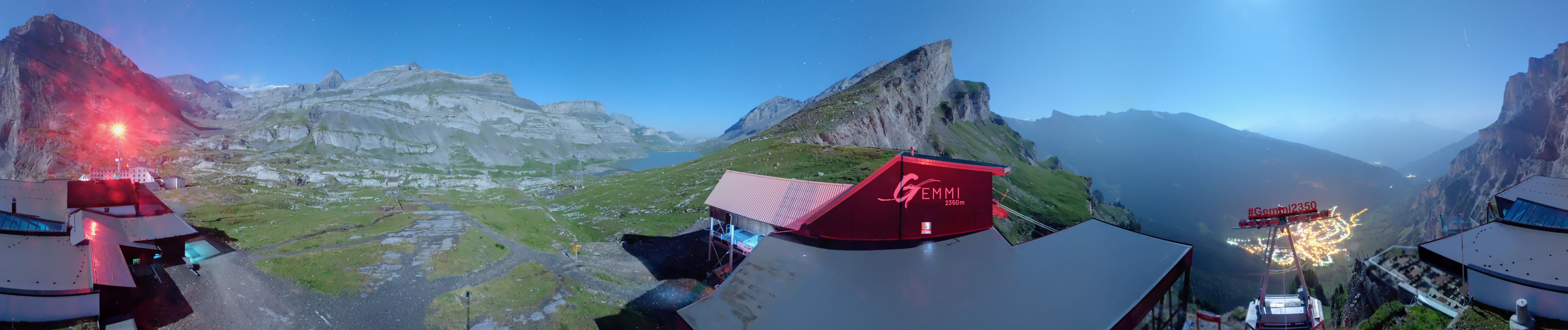 Archiv Foto Webcam Leukerbad: Gemmi Panoramacam