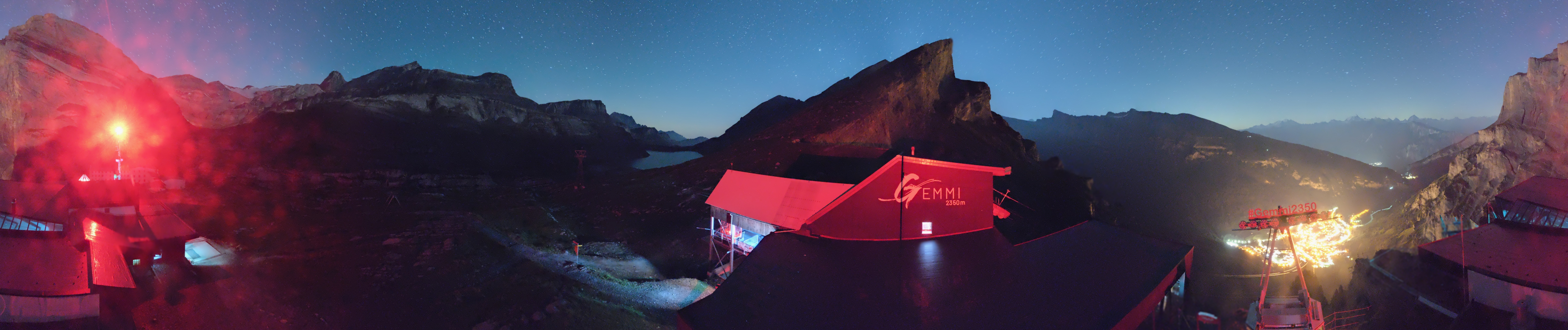 Archiv Foto Webcam Leukerbad: Gemmi Panoramacam