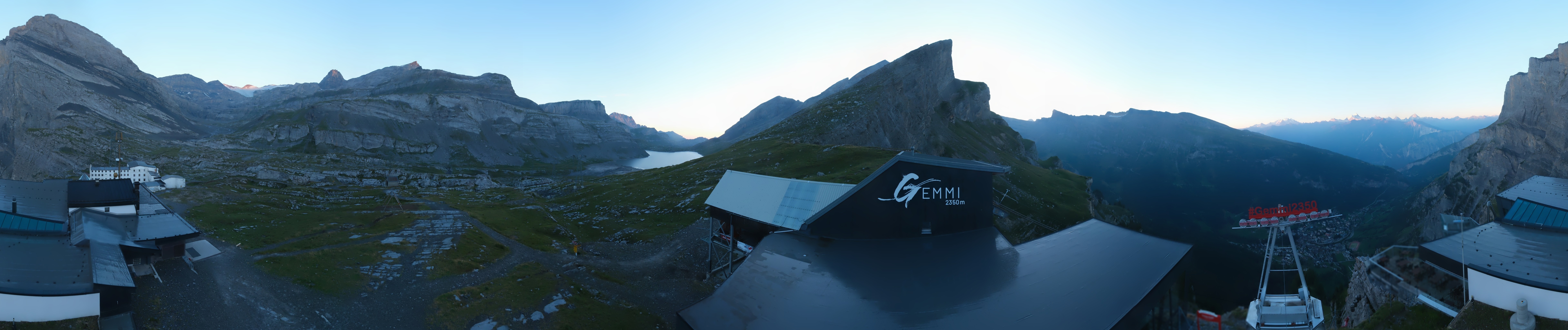 Archiv Foto Webcam Leukerbad: Gemmi Panoramacam